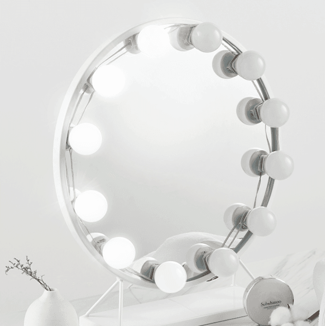 image-LED Make Up Mirror Light Bulb USB Holly Wood Makeup Light