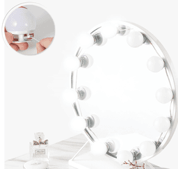 image-LED Make Up Mirror Light Bulb USB Holly Wood Makeup Light