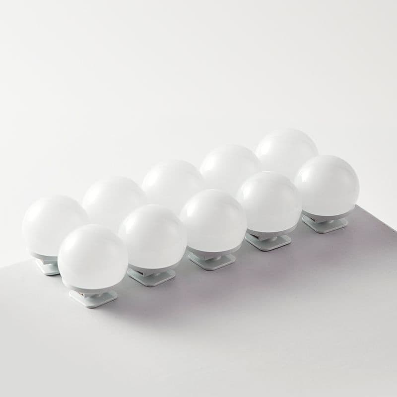 image-LED Make Up Mirror Light Bulb USB Holly Wood Makeup Light