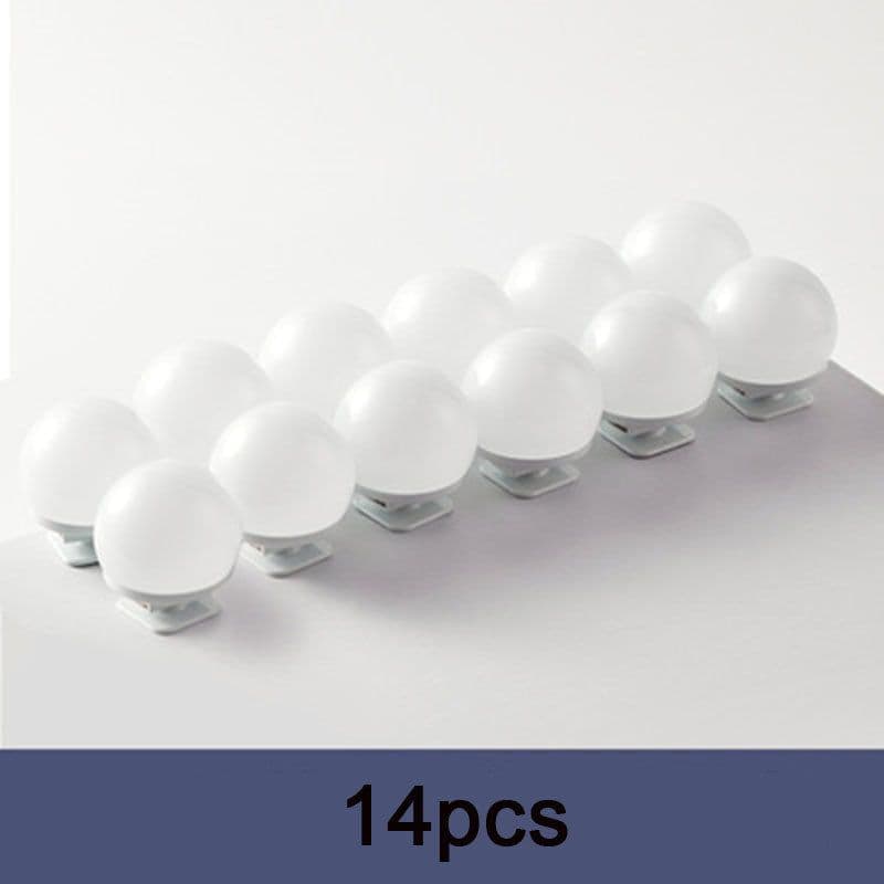 image-LED Make Up Mirror Light Bulb USB Holly Wood Makeup Light