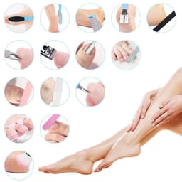 image-Pedicure Kit - 20 in 1 Professional Pedicure Tools Set