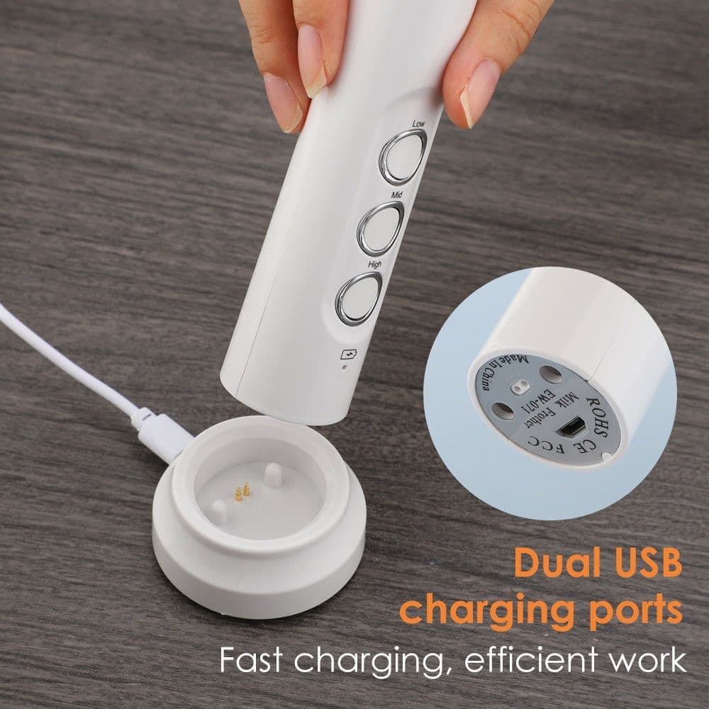 image-Milk Frother Electric Milk Foamer Coffee Mixer Blender USB Rechargable