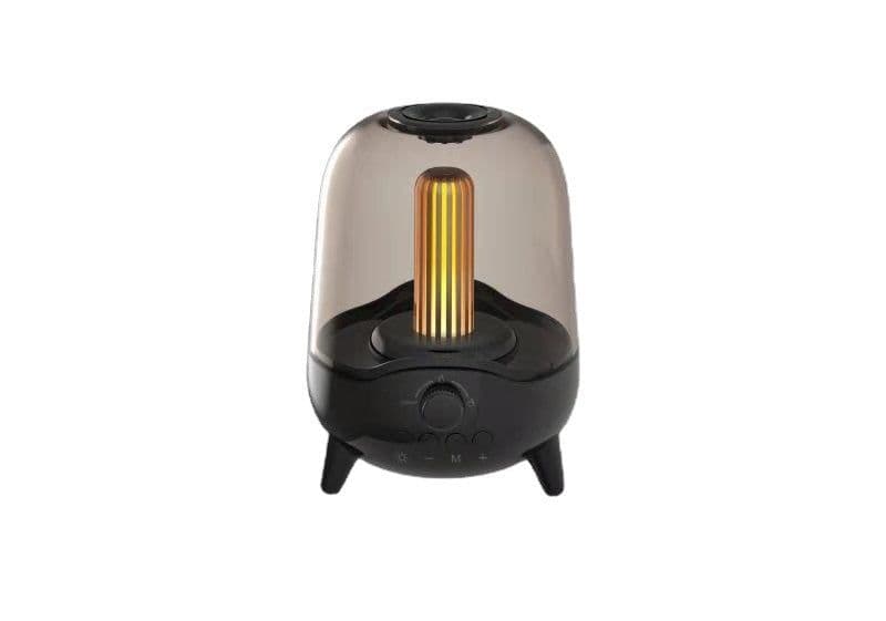 image-Portable Wireless Bluetooth Speaker Flickering Ambient Light