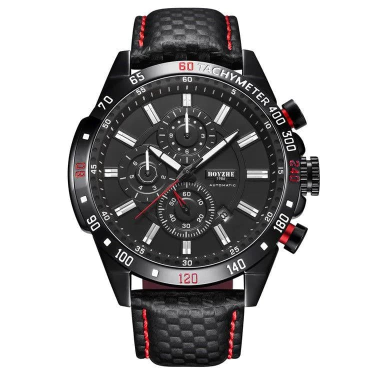 image-Men's Sports Business Multi-Function Mechanical Watch