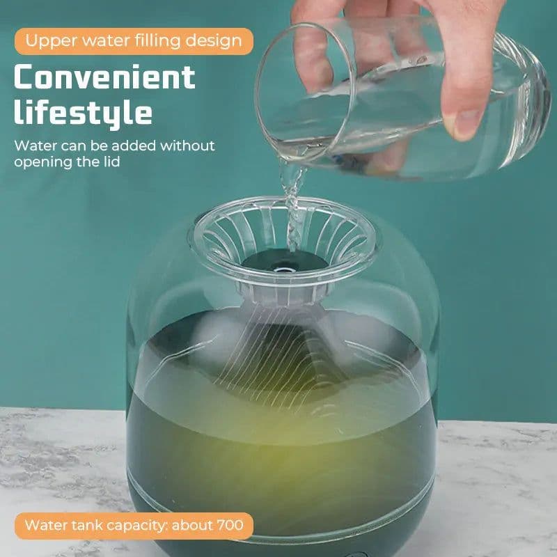 image-Humidifiers Diffusers Essential Oils Air Humidifier With LED Night