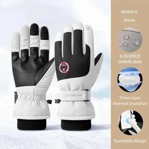 image-Winter Waterproof Cycling Gloves Sports Running Motorcycle Ski Touch