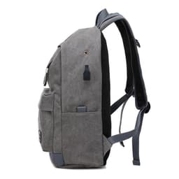 image-Multi-function Unisex Canvas Backpack With USB Charging Port
