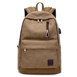 image-Multi-function Unisex Canvas Backpack With USB Charging Port