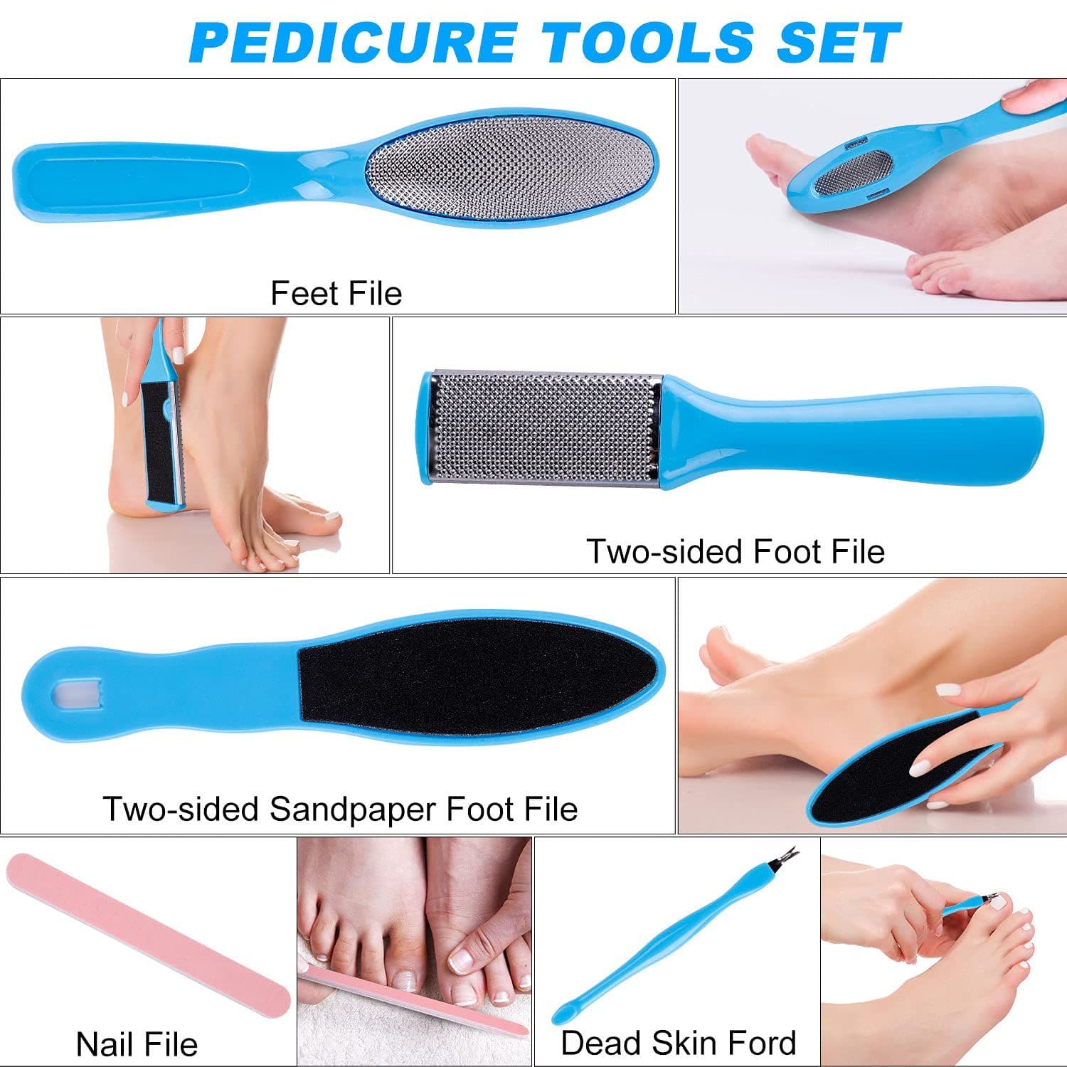 image-Charged Electric Foot File for Heels Grinding Pedicure Tools