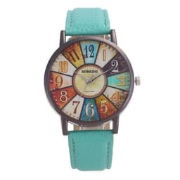 image-Casual Retro Stripe Pattern Quartz Watch For Men