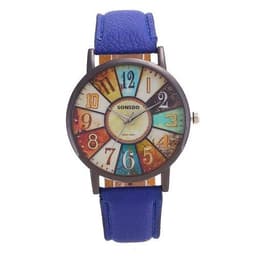 image-Casual Retro Stripe Pattern Quartz Watch For Men