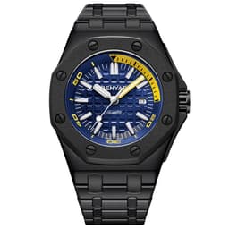 image-Fashion Large Steel Belt Watch For Men