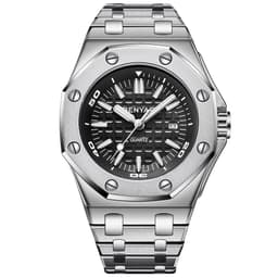 image-Fashion Large Steel Belt Watch For Men