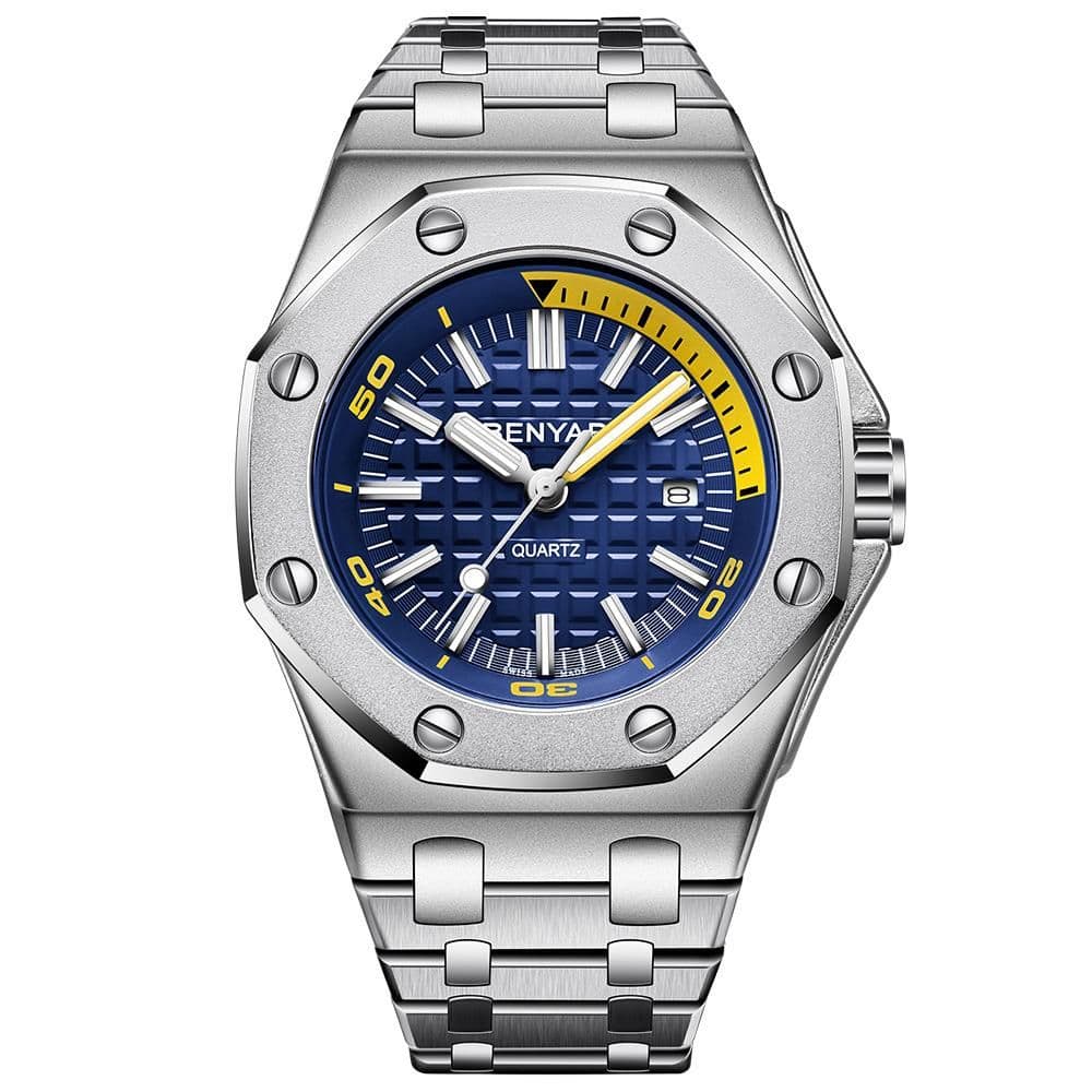 image-Fashion Large Steel Belt Watch For Men
