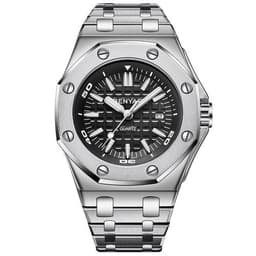 image-Fashion Large Steel Belt Watch For Men