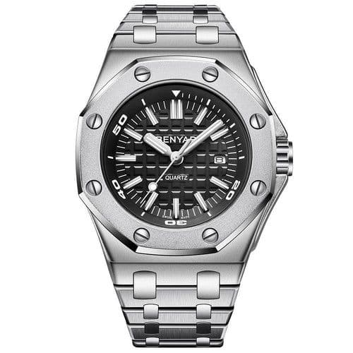 image-Fashion Large Steel Belt Watch For Men