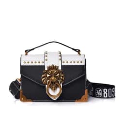 image-Fashion Lion Pattern Mini Small Square Messenger Bag