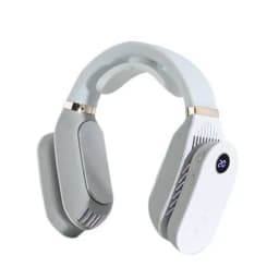 image-Rechargeable Small Bladeless Mini Portable Air Neck Fan