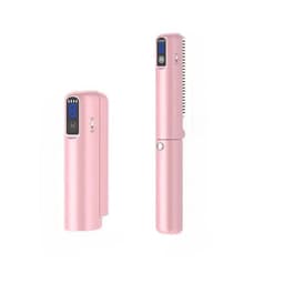 image-Hair Brush Straightener Rechargeable Hair Straightener Comb Portable