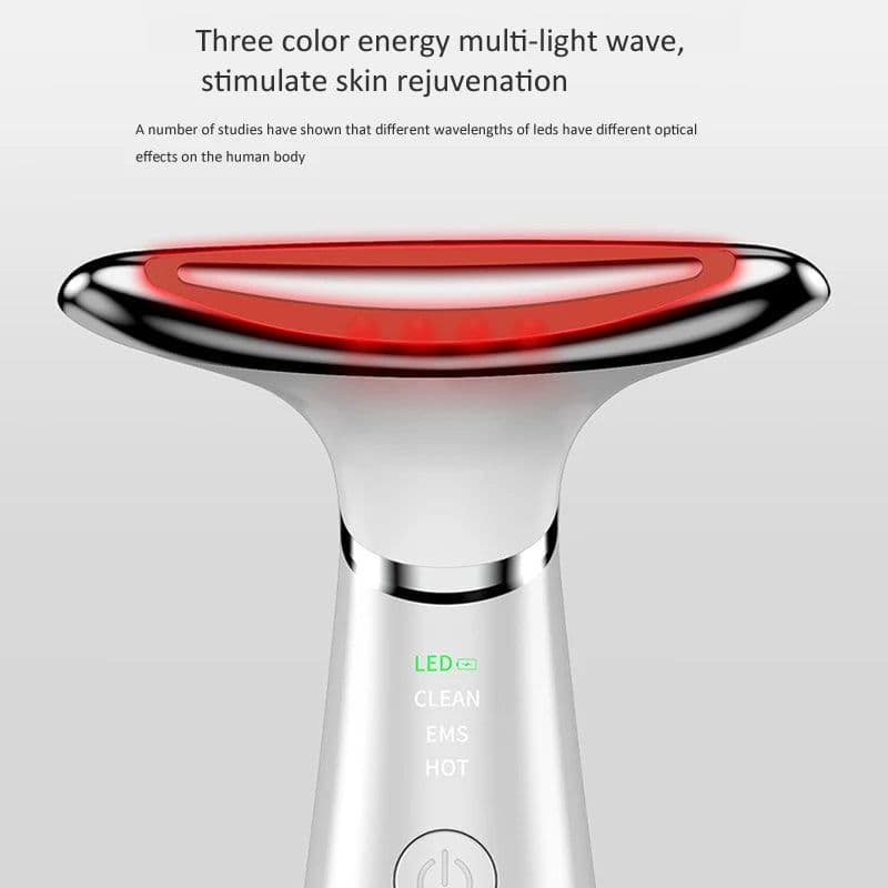 image-Neck Face Beauty Device EMS Neck Face Lifting Massager Skin Tighten