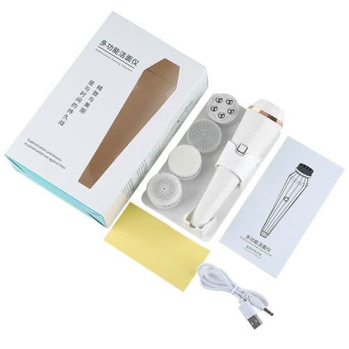 image-4 in 1 Electric Facial Cleanser Wash Face Cleaning Machine Skin Pore