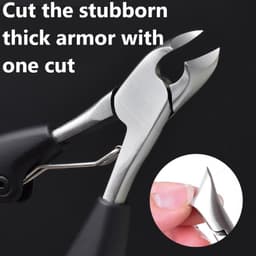 image-Black Toe Nail Clippers Nail Correction Thick Nails Cutters