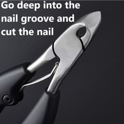 image-Black Toe Nail Clippers Nail Correction Thick Nails Cutters