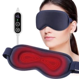 image-Electric 3D Eye Mask Hot Compress Massage Smart Timing Eye Massager