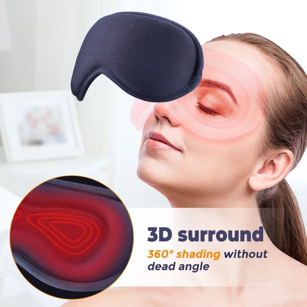 image-Electric 3D Eye Mask Hot Compress Massage Smart Timing Eye Massager