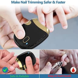 image-2 in 1 Shearing & Grinding Electric Nail Trimmer Nail File Baby Adult