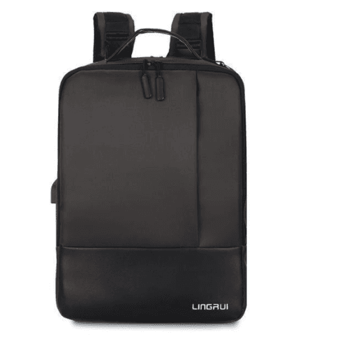image-Business Backpack With USB Charging Port For Men