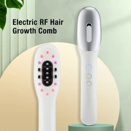 image-Household Electric RF Hair Growth Comb Oil Applicator Red Blue Head