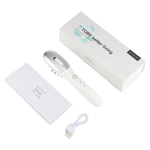 image-Household Electric RF Hair Growth Comb Oil Applicator Red Blue Head