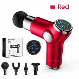 image-Mini LCD Massage Gun 32 Speed Touch Screen Deep Tissue