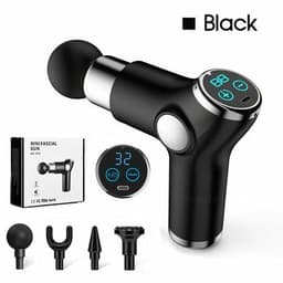 image-Mini LCD Massage Gun 32 Speed Touch Screen Deep Tissue