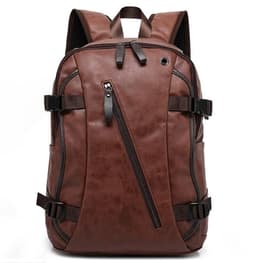 image-Large Fashion Style Leather Outdoor Backpack For Young Men
