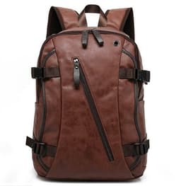 image-Large Fashion Style Leather Outdoor Backpack For Young Men