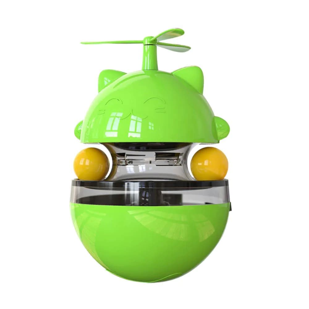 image-Interactive Cat Toys Funny Pet Slow Leaking Food Dispenser