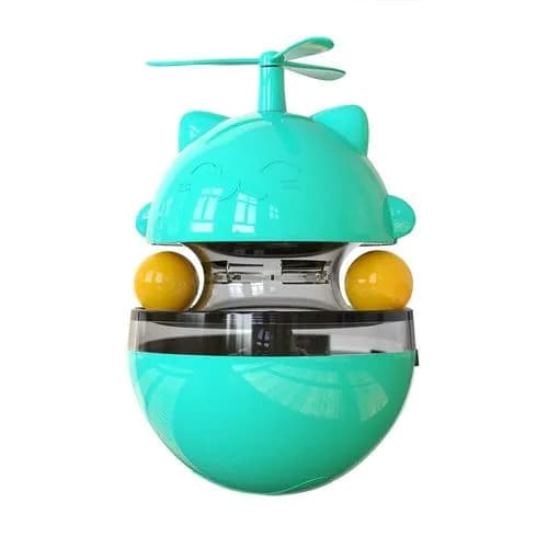 image-Interactive Cat Toys Funny Pet Slow Leaking Food Dispenser