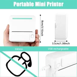 image-MINI Print Portable Thermal Printer Photo Pocket Thermal Label Printer