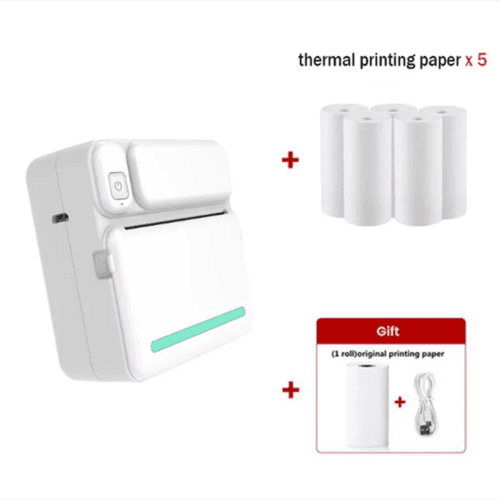 image-MINI Print Portable Thermal Printer Photo Pocket Thermal Label Printer