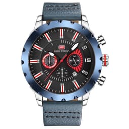 image-Luminous Waterproof Leather Quartz Watch For Men