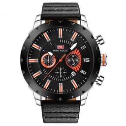 image-Luminous Waterproof Leather Quartz Watch For Men