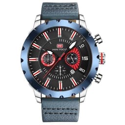 image-Luminous Waterproof Leather Quartz Watch For Men