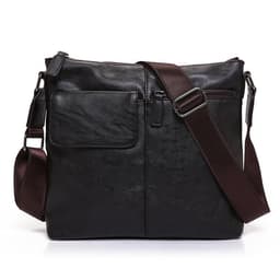 image-Fashion PU Crossbody Messenger Bag For Men