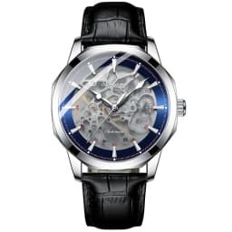 image-Men's Casual Automatic Hollow Mechanical Watch