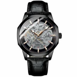 image-Men's Casual Automatic Hollow Mechanical Watch