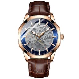 image-Men's Casual Automatic Hollow Mechanical Watch