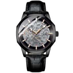 image-Men's Casual Automatic Hollow Mechanical Watch