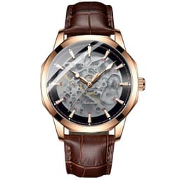 image-Men's Casual Automatic Hollow Mechanical Watch